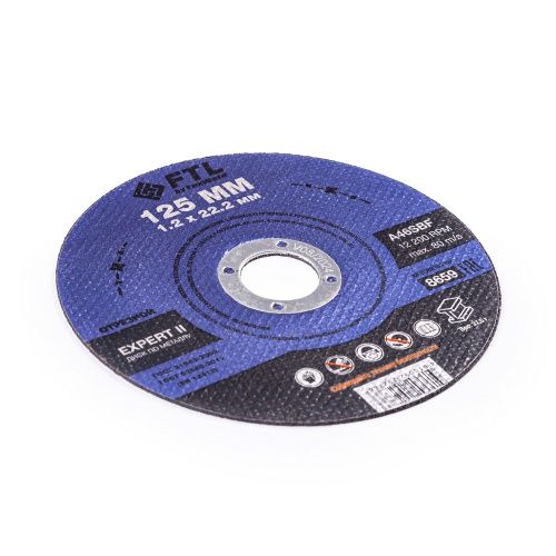 Круг отрезной по металлу FTL Expert II 125 х 1,2 х 22,2 мм A46SBF купить в Москве с доставкой по всей России | ProtosMarket.ru