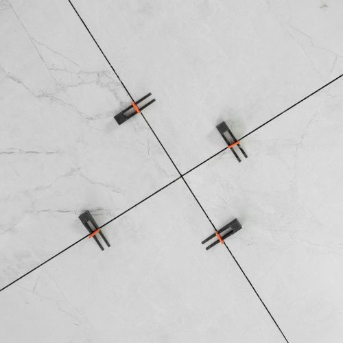 Система выравнивания плитки (СВП) комплект: зажимы, клинья (50/50 шт) упаковка ведро Сибртех купить в Москве с доставкой по всей России | ProtosMarket.ru