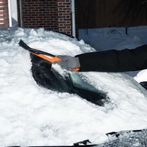 Щетка-сметка для снега со скребком, 400 мм Sparta купить в Москве с доставкой по всей России | ProtosMarket.ru