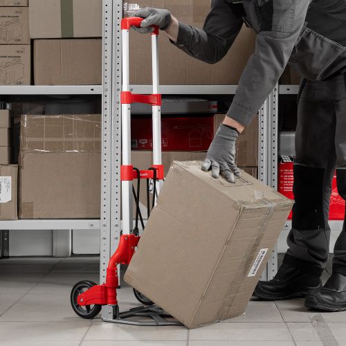 Тележка хозяйственная, складная, 2 колесная, грузоподъемность 70 кг Matrix купить в Москве с доставкой по всей России | ProtosMarket.ru