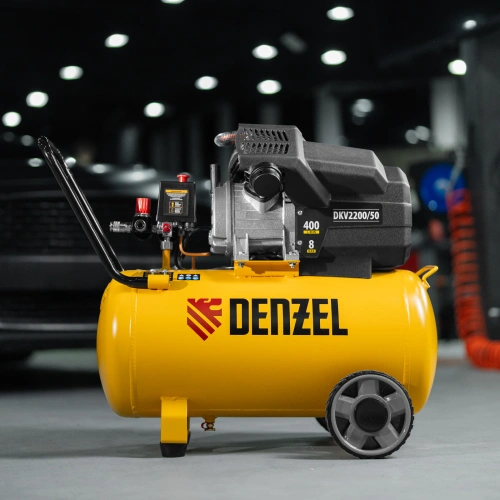 Компрессор воздушный DKV2200/50, Х-PRO 2.2 кВт, 400 л/мин, 50 л Denzel по ценам производителя в Москве с доставкой по всей России