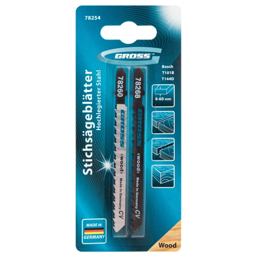 Набор полотен для электролобзика по дереву, 2 шт, 78254 Gross купить в Москве с доставкой по всей России | ProtosMarket.ru