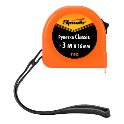 Рулетка Classic,3 м х 16 мм,пластиковый корпус Sparta купить в Москве с доставкой по всей России | ProtosMarket.ru