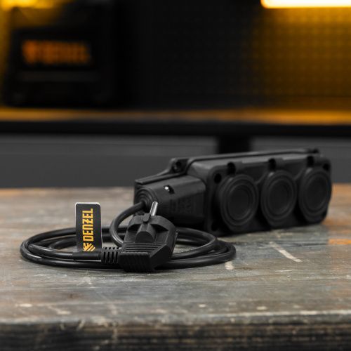 Шнур сетевой Energy Series, ПВС, 1,5 м, 3 x 1 мм, с неразборной вилкой, черный, Denzel купить в Москве с доставкой по всей России | ProtosMarket.ru