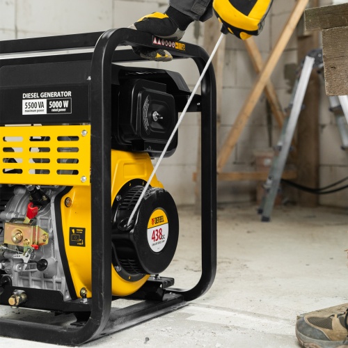 Генератор дизельный DES-55, 5,5 кВт, 230 В, 11 л, ручной стартер Denzel купить в Москве с доставкой по всей России | ProtosMarket.ru