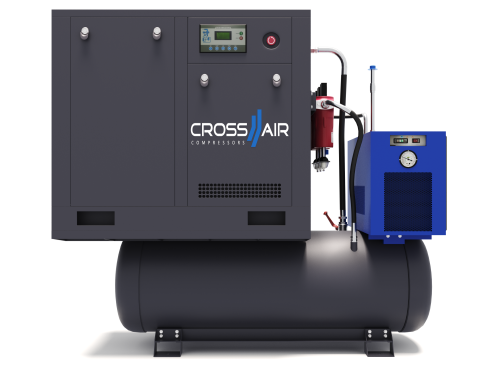 Винтовой компрессор с осушителем CrossAir CA22-8GA-500DRY (IP23) купить в Москве с доставкой по всей России | ProtosMarket.ru