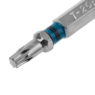 Бита Torx 20 х 50, сталь S2, 10 шт. Gross купить в Москве с доставкой по всей России | ProtosMarket.ru
