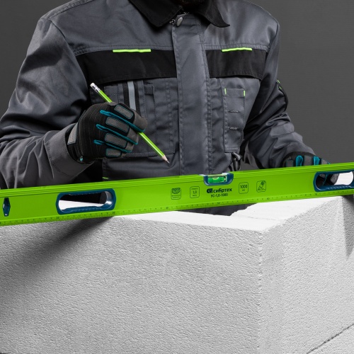 Уровень алюминиевый УС-1, 0-1000, фрезерованный, 3 глазка, рукоятки, 1000 мм Сибртех купить в Москве с доставкой по всей России | ProtosMarket.ru