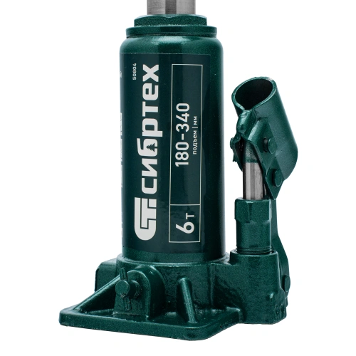 Домкрат гидравлический бутылочный, 6 т, 180-340 мм Сибртех купить в Москве с доставкой по всей России | ProtosMarket.ru
