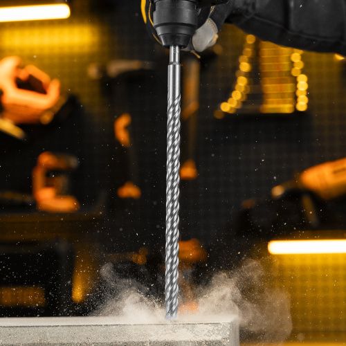 Бур по бетону, цельная крестовая пластина, 14x315 мм, SDS PLUS Denzel купить в Москве с доставкой по всей России | ProtosMarket.ru