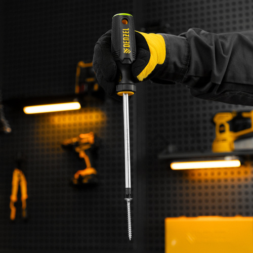 Отвертка, PZ3x150 мм, S2, 3к рукоятка Denzel купить в Москве с доставкой по всей России | ProtosMarket.ru