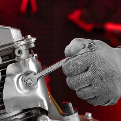 Ключ комбинированный, 9 мм, CrV, полированный хром Matrix купить в Москве с доставкой по всей России | ProtosMarket.ru