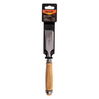 Долото-стамеска 30 мм, деревянная рукоятка Sparta купить в Москве с доставкой по всей России | ProtosMarket.ru