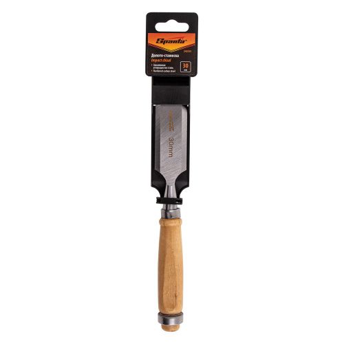 Долото-стамеска 30 мм, деревянная рукоятка Sparta купить в Москве с доставкой по всей России | ProtosMarket.ru