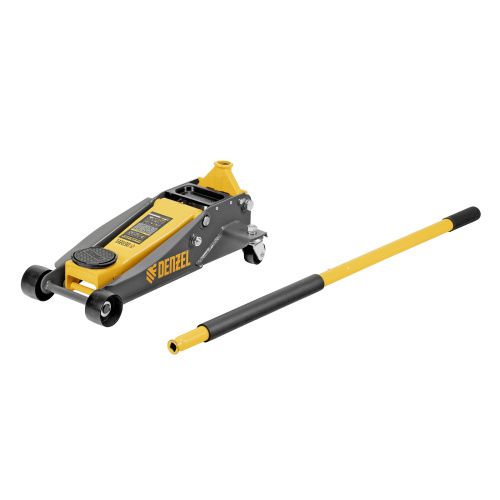 Домкрат гидравлический подкатной, 3 т, 125-470 мм, быстрый подъем, проф. Denzel купить в Москве с доставкой по всей России | ProtosMarket.ru
