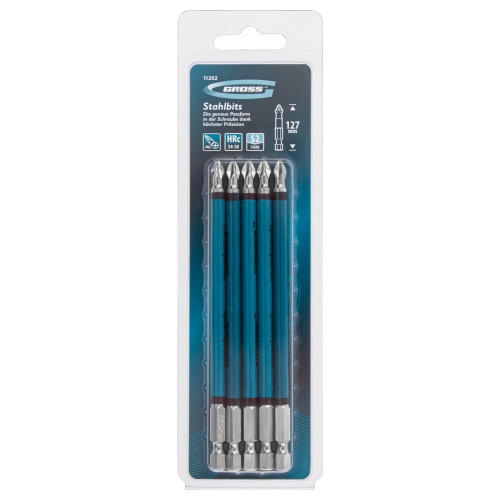 Бита PH2 х 127, сталь S2, 5 шт. Gross купить в Москве с доставкой по всей России | ProtosMarket.ru