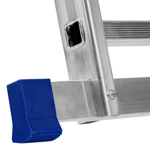 Лестница, 2 х 13 ступеней, алюминиевая, двухсекционная, Сибртех купить в Москве с доставкой по всей России | ProtosMarket.ru