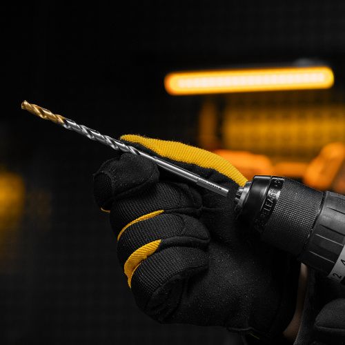 Сверло спиральное по металлу 6 х 139 мм, Р6М5, Golden Tip, удлиненное Denzel купить в Москве с доставкой по всей России | ProtosMarket.ru