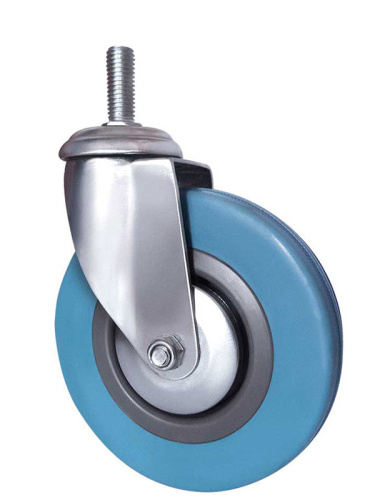 Колесо аппаратное поворотное SCtg 55 125 мм с болтом (зеленое) (F) купить в Москве с доставкой по всей России | ProtosMarket.ru