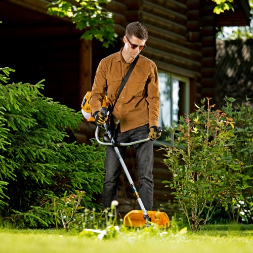 Триммер бензиновый DTL-52, 52 см3, неразъемная штанга, состоит из 2 частей Denzel купить в Москве с доставкой по всей России | ProtosMarket.ru