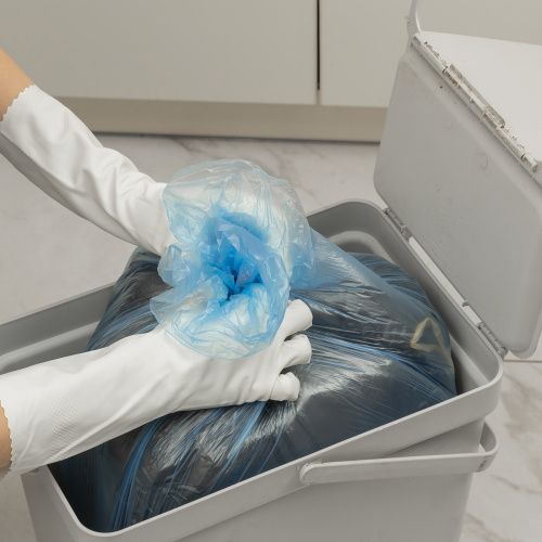 Пакеты для мусора 30 л x 30 шт. голубые, Home Palisad купить в Москве с доставкой по всей России | ProtosMarket.ru