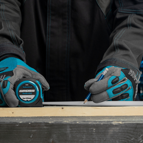 Рулетка Komfortabel 5 м х 25 мм,обрезиненный корпус Gross купить в Москве с доставкой по всей России | ProtosMarket.ru