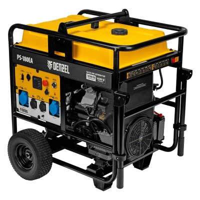 Генератор бензиновый PS-180EA, 18 кВт,230 В, 65л, разъём ATS,эл.старт Denzel купить в Москве с доставкой по всей России | ProtosMarket.ru