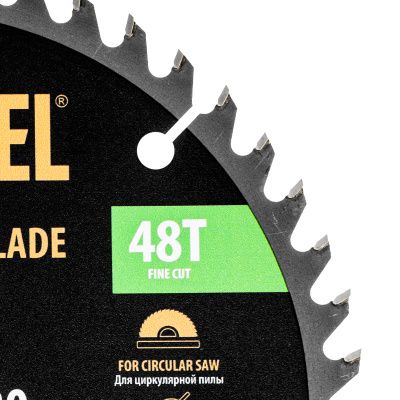 Пильный диск по дереву ф190 х 20 мм, 48 зубьев Denzel купить в Москве с доставкой по всей России | ProtosMarket.ru