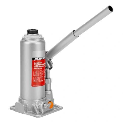 Домкрат гидравлический бутылочный, 4 т, h подъема 194-372 мм Matrix купить в Москве с доставкой по всей России | ProtosMarket.ru
