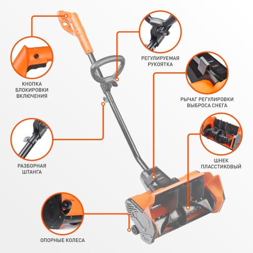 Снегоуборщик электрический PATRIOT PS 1600 E купить в Москве с доставкой по всей России | ProtosMarket.ru