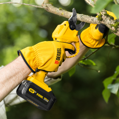 Секатор аккумуляторный CP-30-0, 18В Li-Ion Denzel купить в Москве с доставкой по всей России | ProtosMarket.ru
