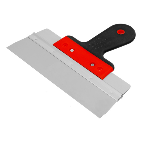 Шпатель фасадный из нержавеющей стали, 250 мм, узкое полотно, двухкомпонентная ручка Matrix купить в Москве с доставкой по всей России | ProtosMarket.ru