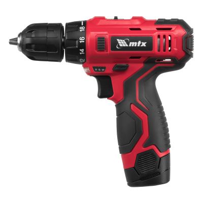 Дрель-шуруповерт аккумуляторная MCDL-12-02P, Li-Ion, 12 В, 2 акк. MTX купить в Москве с доставкой по всей России | ProtosMarket.ru