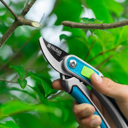 Секатор прямого реза, 215 мм, регулировка захвата, трехкомпонентные рукоятки, LUXE Palisad купить в Москве с доставкой по всей России | ProtosMarket.ru