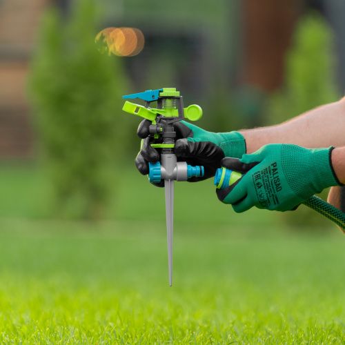 Разбрызгиватель усиленный, импульсный, с регулировкой угла горизонт распыления до 39 м Palisad купить в Москве с доставкой по всей России | ProtosMarket.ru