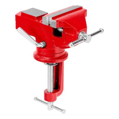 Тиски слесарные, 80 мм, настольные, поворотные, c наковальней MTX купить в Москве с доставкой по всей России | ProtosMarket.ru