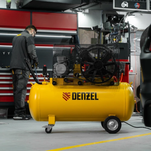 Компрессор воздушный рем. привод BCV 4000-T/200, 4,0 кВт, 200 литров, 690 л/мин Denzel купить в Москве с доставкой по всей России | ProtosMarket.ru