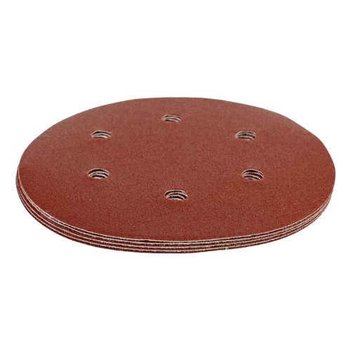 Круг абразивный на ворсовой подложке под "липучку", перфорированный, P 220, 150 мм, 5 шт Matrix купить в Москве с доставкой по всей России | ProtosMarket.ru