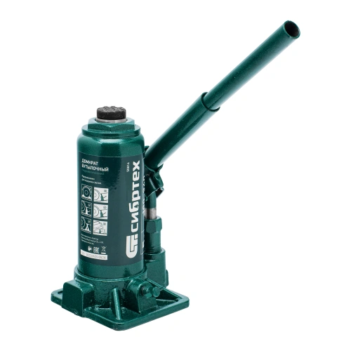 Домкрат гидравлический бутылочный, 5 т, 180-340 мм, в пласт. кейсе Сибртех купить в Москве с доставкой по всей России | ProtosMarket.ru