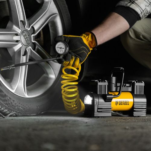 Компрессор автомобильный AC-75, 12 В, 10 атм., 75 л/мин, LED Denzel купить в Москве с доставкой по всей России | ProtosMarket.ru