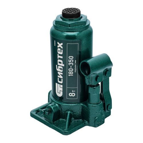 Домкрат гидравлический бутылочный, 8 т, 180-350 мм Сибртех купить в Москве с доставкой по всей России | ProtosMarket.ru