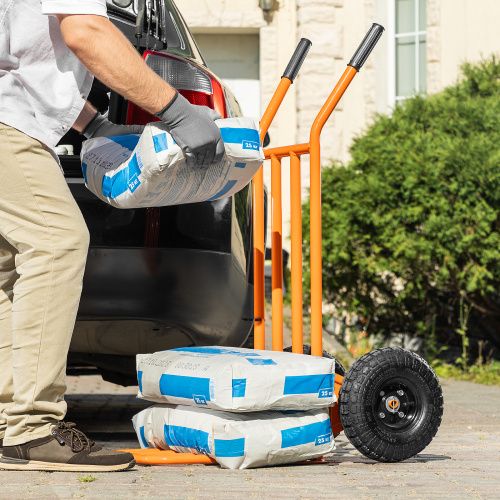 Тележка ручная 2-х колесная, облегченная, г/п 150кг, откидная платформа 430х355мм Сибртех купить в Москве с доставкой по всей России | ProtosMarket.ru