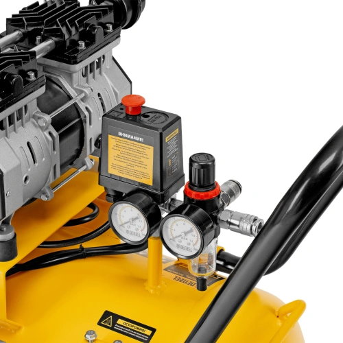 Компрессор безмасляный, малошумный DLS 1800/100,1800 Вт, 3x600, 100 л, 345 л/мин Denzel купить в Москве с доставкой по всей России | ProtosMarket.ru