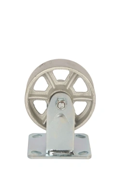 Колесо большегрузное неповоротное FCS 54 125 мм чугунное (F)