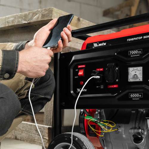 Генератор бензиновый RS-9000, 7 кВт, 230В, ручной стартер MTX купить в Москве с доставкой по всей России | ProtosMarket.ru