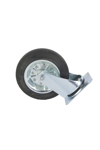 Колесо поворотное усиленное резина SRC 80 200 мм купить в Москве с доставкой по всей России | ProtosMarket.ru