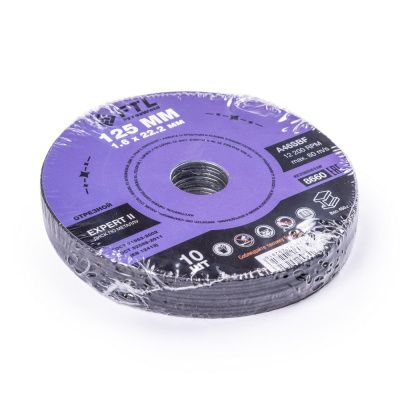 Круг отрезной по металлу FTL Expert II 125 х 1,6 х 22,2 мм A46SBF купить в Москве с доставкой по всей России | ProtosMarket.ru