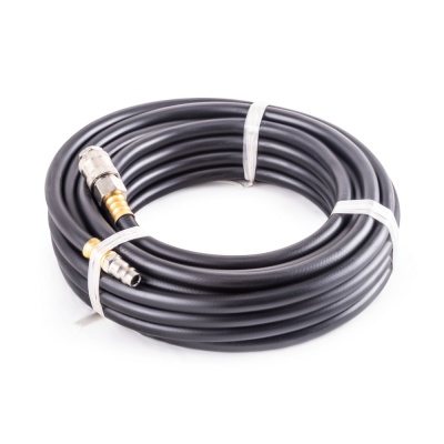 Резиновый маслостойкий воздушный шланг с фитингами Rapid, 20 бар, 12х6 мм, 15 м. AERO купить в Москве с доставкой по всей России | ProtosMarket.ru