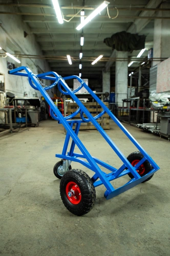 Тележка для газовых баллонов TOR ГБ-2, 2 баллона (250 пневмо колеса + 160 поворотное) купить в Москве с доставкой по всей России | ProtosMarket.ru