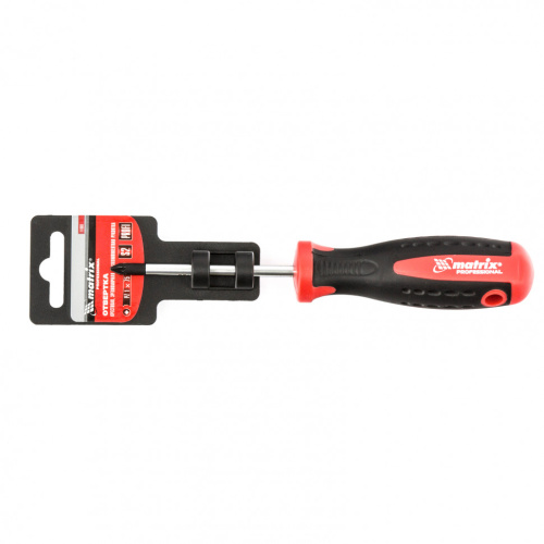 Отвертка Profi, PZ1 x 75 мм, S2, двухкомпонентная рукоятка Matrix купить в Москве с доставкой по всей России | ProtosMarket.ru